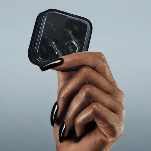 Nothing Ear (3) Auriculares inalámbricos Super Mic de 45 dB híbridos con cancelación activa de ruido Bluetooth de alta resolución, 6 micrófonos, impulso dinámico de graves de 0.472 in, auriculares deportivos ANC de doble conexión para iPhone y Android, color negro