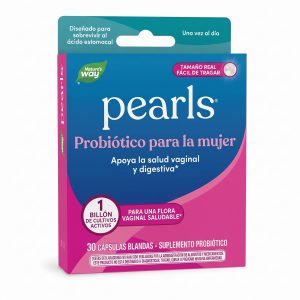 🌿 Nature’s Way® Probiotic Pearls® Women’s | 30 Cápsulas Blandas (Salud digestiva · Microbiota vaginal · Salud urinaria · Equilibrio de la microbiota) ⭐ Apoyo probiótico diseñado para la mujer Probiotic Pearls® Women’s aporta 1 billón de UFC de cultivos vivos de Lactobacillus cuidadosamente seleccionados para acompañar el equilibrio de la microbiota digestiva y femenina. Su fórmula combina tres cepas de Lactobacillus en una pequeña cápsula blanda, fácil de incorporar a la rutina diaria.