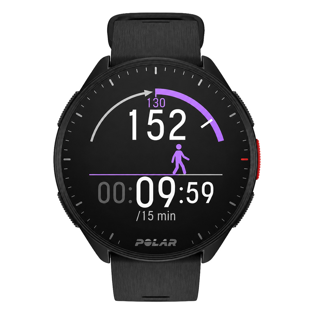 Reloj Polar Pacer Negro