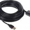 USB 2.0 10M Extensión cable - Forro Negro