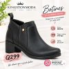 Botines Executive ST 18 en Cuero Negro – Kingston Moda