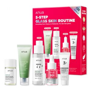 ANUA 5-Step Glass Skin Routine Set